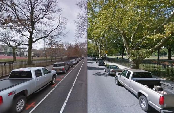 Google Maps mostra o antes e depois em v&aacute;rias ruas nos Estados Unidos (Reprodução)