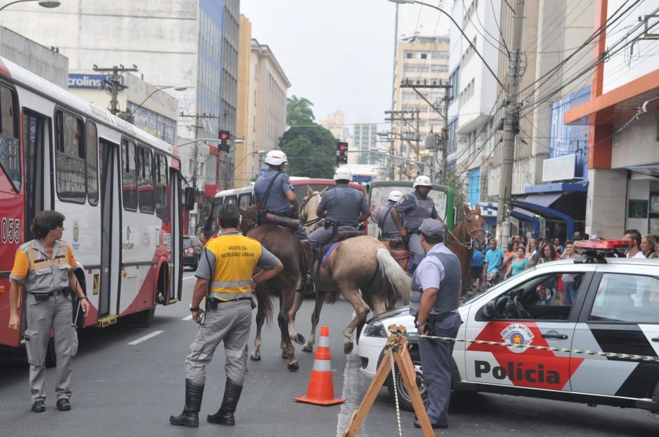 Tiroteio tumultuou o Centro de Campinas na tarde desta quarta-feira (Dominique Torquato /AAN)