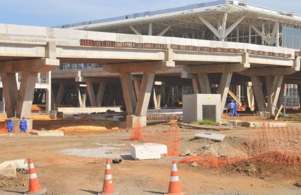 Obras de constru&ccedil;&atilde;o do terminal de passageiros de Viracopos (Cesar Rodrigues/ ANN)