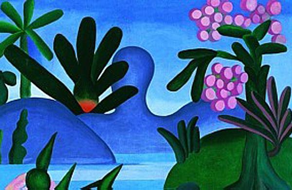 Obra de 1928, 'O Lago', de Tarsila do Amaral (Jaime Acioli/Divulgação)