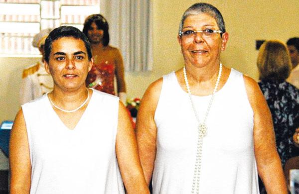 Delisie e Nareman completaram um ano de casadas no &uacute;ltimo dia 21: &quot;Temos todos os direitos garantidos&quot; (Arquivo Pessoal)