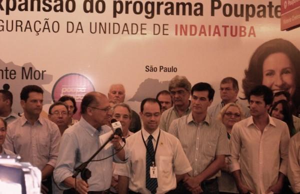 Governador Geraldo Alckmin (PSDB) inaugurou as unidades no s&aacute;bado  (Eloy de Oliveira)
