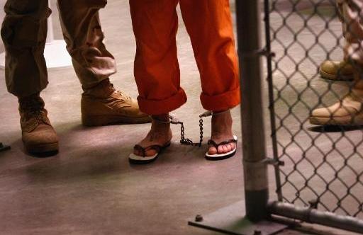 Detido na prisão de Guantánamo em 27 de outubro de 2009  (Getty/AFP/Arquivos, John Moore)