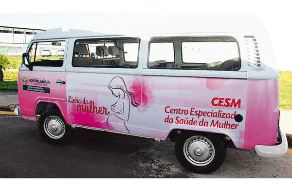 Kombi vai levar mulheres que fazem tratamento no Cesm (Divulgação)