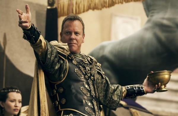 Kiefer Sutherland em cena do filme &quot;Pompeia&quot; ( Divulgação)