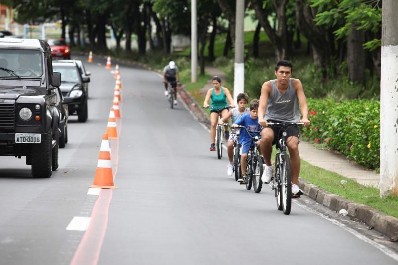 Ciclofaixa &eacute; boa op&ccedil;&atilde;o de passeio em fam&iacute;lia ( Rodrigo Zanotto/AAN)