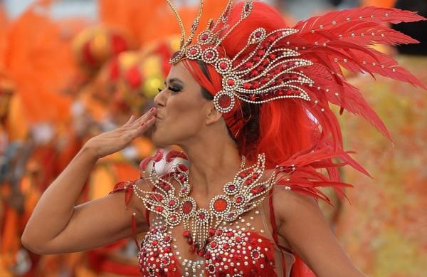 A Tom Maior encerrou a primeira noite de desfiles do carnaval de S&atilde;o Paulo (France Press)