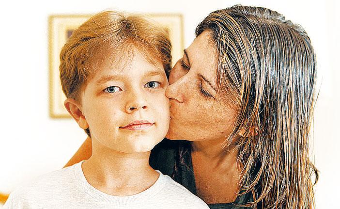 Daniel Santos, de 7 anos, passou pela cirurgia ( Rodrigo Zanotto/AAN)