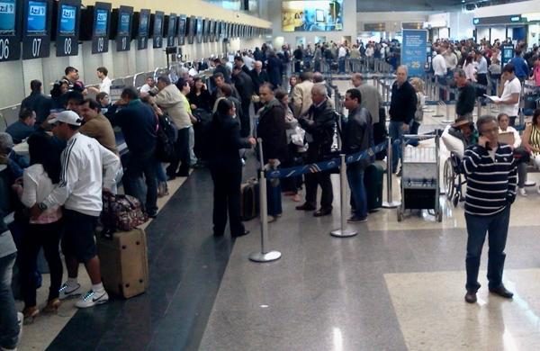 Imagem do sagu&atilde;o do Aeroporto de Viracopos (Dorinaldo Oliveira/AAN)