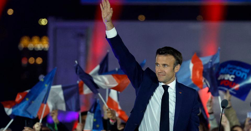 Ele derrotou a candidata de extrema-direita Marine Le Pen (Reuters)