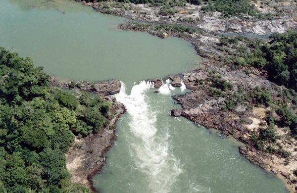 Local previsto para construção de hidrelétrica de Belo Monte, em Altamira, no rio Xingu  (Reprodução/ECOA)