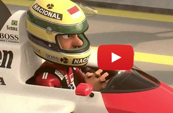Captura do vídeo de Airton Senna (Reprodução/Youtube)