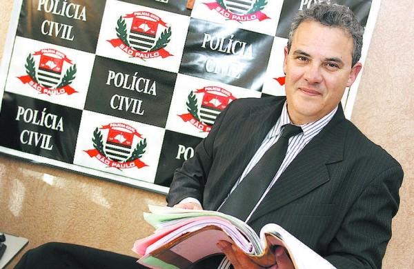 Rinaldo Puia de Souza, do 1º DP, diz que ganância faz com que as pessoas caiam em golpes (Del Rodrigues/AAN)