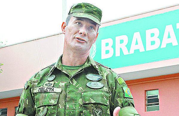 Tenente-coronel Amilton Moleta, instrutor do CCOPB: intensidade ( Edu Fortes/AAN)
