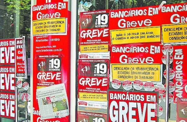 Bancários entram hoje no 14º dia de paralisação e enfrentam o silêncio dos banqueiros (Elison Godoy Ferreira)
