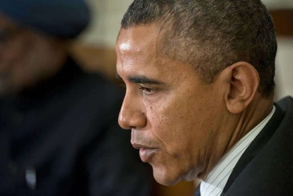 Obama classificou de "grande vitória da comunidade internacional" o acordo para a aprovação de uma resolução no CS da ONU sobre a Síriar
 (France Presse)