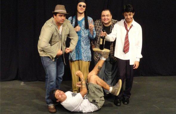 Cena da comédia 'Salada de Humor', do grupo Só.Risos ( Divulgação)