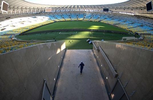 Estádio que no Mundial terá sua capacidade total reduzida para 73.531 torcedores (France Press)