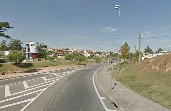 Avenida Paulo Emanuel de Almeida, onde ocorreu o acidente com os jovens (Reprodução/Google Maps)