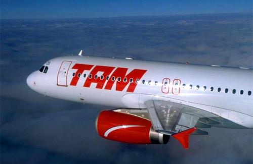 O avião pousou para atendimento a passageiros e comissários que se feriram ( Divulgação)