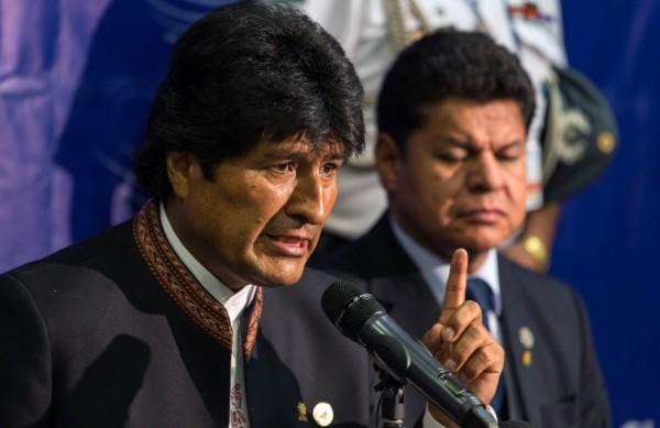 Segundo Morales, um eventual pedido de extradição de Pinto está nas mãos da justiça boliviana (France Press)