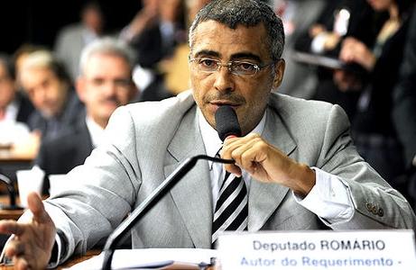 O deputado Romário de Souza Faria (PSB-RJ), presidente da Comissão de Turismo e Desporto (Divulgação)