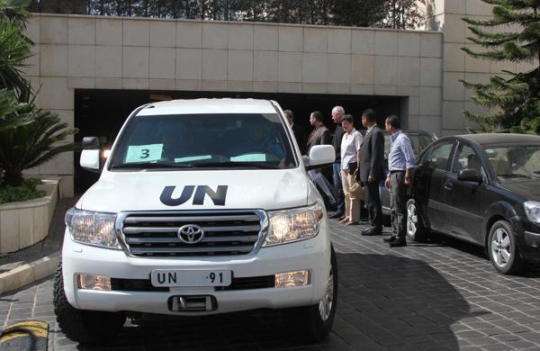 Inspetores da ONU investigam o uso de armas química na Síria (France Press)