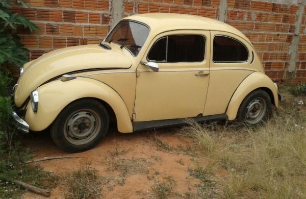 Fusca foi encontrado em terreno perto da casa do ladrãor
 (Divulgação)