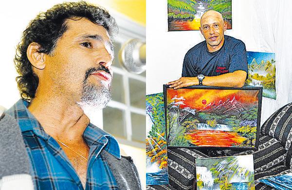 Amel de Souza, e Roberlei de Jesus Matano: exemplos de que o gene do talento pode estar na pessoa ao lado (Edu Fortes/AAN )