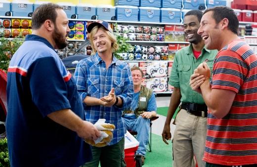 Comédia é dirigida por Denni Dugan, e tem no elenco Adam Sandler, Kevin James e Chris Rock ( Divulgação)