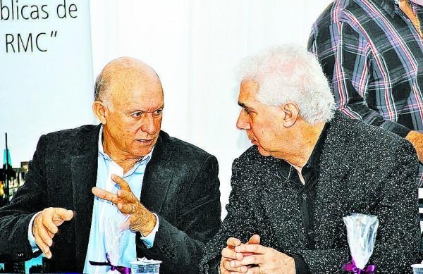 Presidente da RMC, Milton Serafim, e o secretário de Desenvolvimento Metropolitano, Edmur Mesquita (Karina Folegatti/Divulgação)