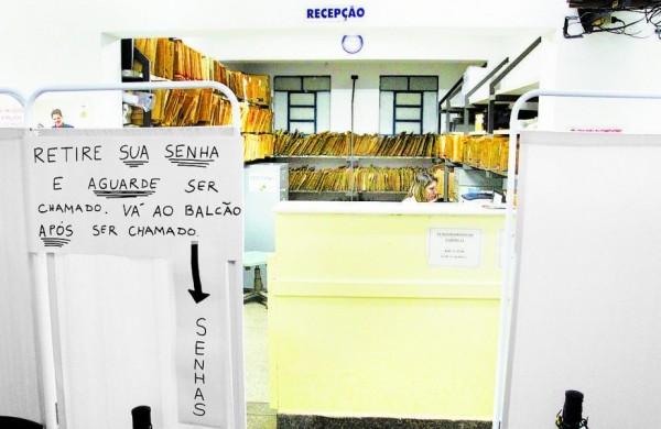 Recepção do Centro de Saúde do Boa Vista, um dos nove que receberão um profissional extra selecionado pelo programa Mais Médicos (Rodrigo Zanotto/Especial para a AAN)