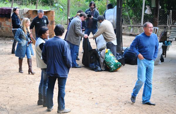 Polícia resgata cães que estavam em abrigo da UPA (Elcio Alves/AAN)