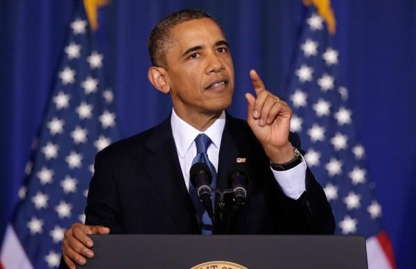 O presidente dos EUA Barack Obama durante discurso desta quinta-feira, 23 de maio de 2013 (France Press)