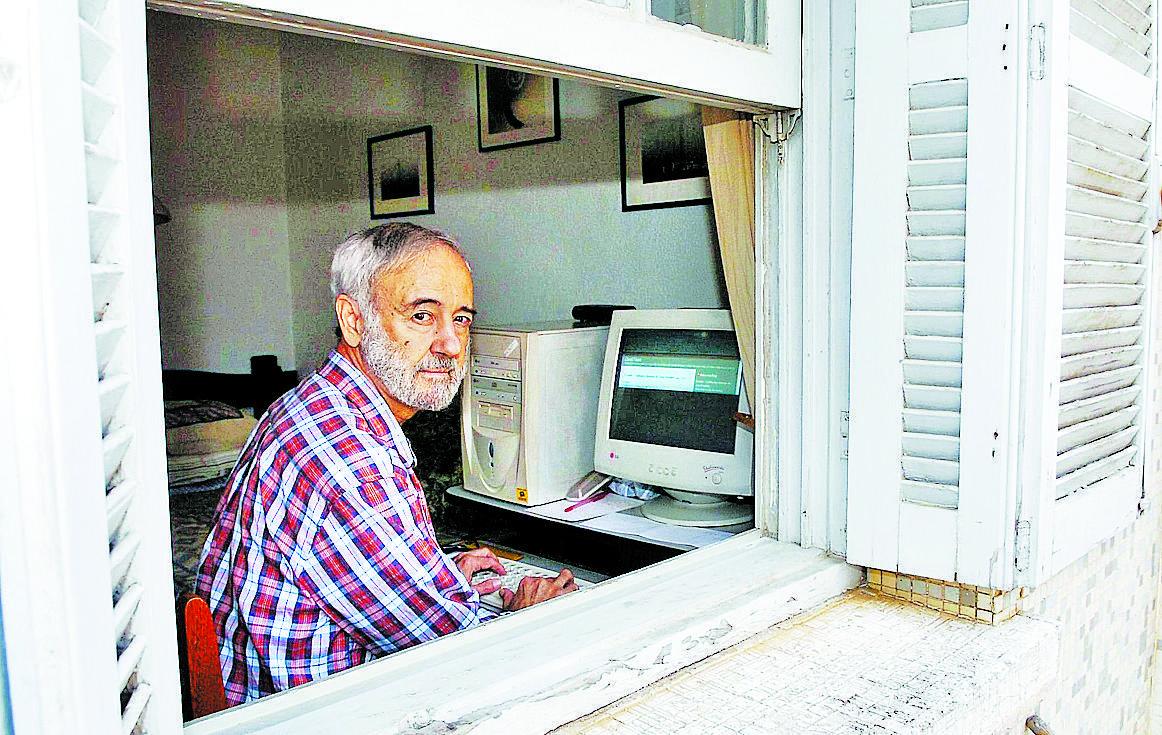 O escritor Roldan-Roldan, que lança o livro Cartas a um Filho em Coma sob o pseudônimo David Haize ( Cedoc/RAC)