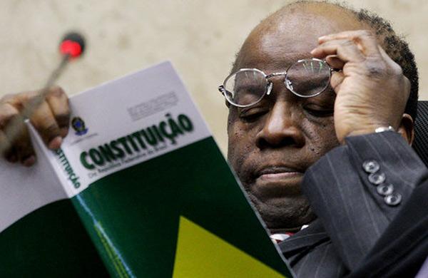 Ministro Joaquim Barbosa, que negou possibilidade de ser candidato ( Divulgação/STF)
