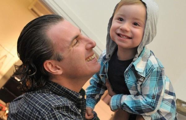 Ricardo Miranda e seu filho fizeram parte de ensaio fotográfico (Dominique Torquato)