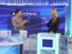 Silvio Santos e Adriane Galisteu durante gravação de programa no SBT (Divulgação)
