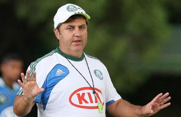 Técnico do Palmeiras durante treinamento  ( Cedoc/RAC)