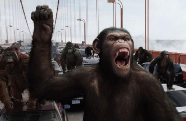 O macaco César se revolta e insulfla outros símios, comandando uma rebelião  ( Divulgação)