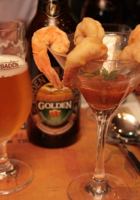 Camarões crocantes com Baden Baden Golden (Toque de Chef/Blog)
