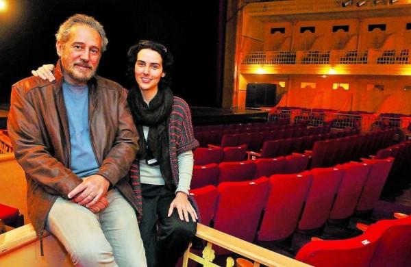 Sérgio Assad, violonista, com a filha Clarice Assad, pianista e compositora (César Rodrigues/AAN)