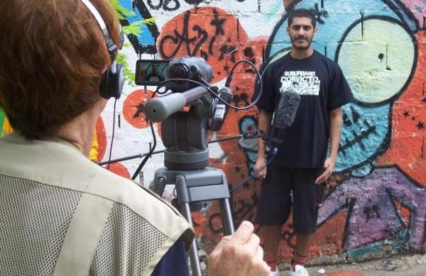 Gravação do filme 'Profissão MC' ( Divulgação)