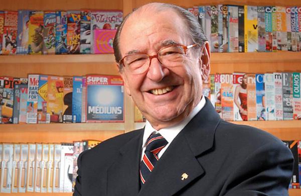 Roberto Civita morreu às 21h41 de domingo (26) devido à falência múltipla de órgãos (Divulgação)
