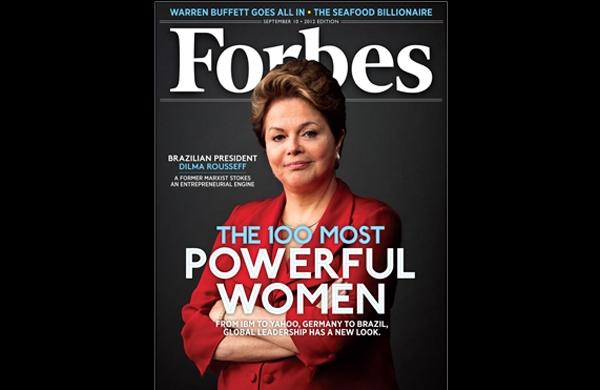 Dilma Roussef estampa a capa da revista Forbes como a segunda mulher mais poderosa do mundo (Divulgação)