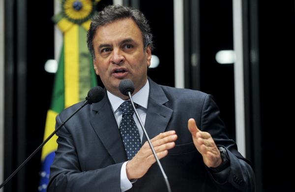 Aécio Neves foi eleito pela militância do PSDB como presidente do partido em âmbito nacional (Divulgação)