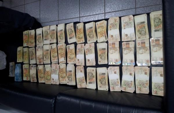 Polícia Federal apreendeu cerca de R$ 45.000 em Campinas  (Divulgação/Polícia Federal)