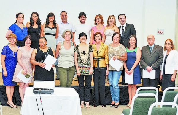 Representantes do Correio Escola Multimídia e vencedores do prêmio na edição do ano passado (Dominique Torquato? AAN )