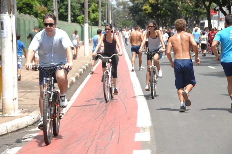 Ciclofaixa na Lagoa do Taquaral: lazer de volta  (Cedoc/RAC)
