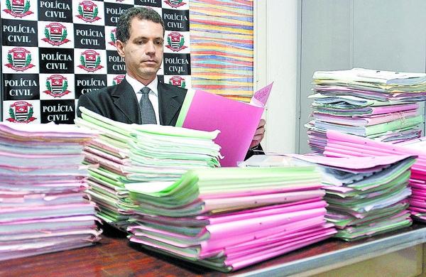 O delegado da Dise de Campinas, Osvaldo Diez Júnior, com inquéritos abertos e em fase de investigação (Leandro Ferreira/ AAN )